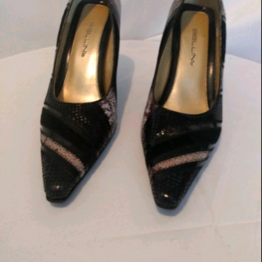 Bellini-Snakeskin print Pump